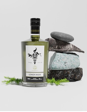 Licor digestivo de Génépi Lachanenche Negro Artemisia Spicata 700 ml