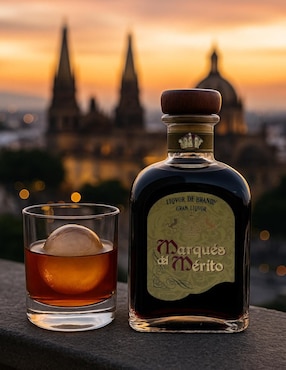 Licor de brandy Marques del Mérito sabor caramelo 700 ml