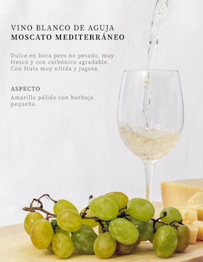 Vino blanco Pinord Mediterráneo moscato 750 ml