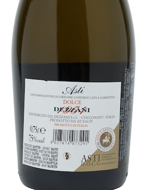 Vino espumoso blanco Glera Dezzani Asti Dezzani Spumante D.O.C.G. Italia 750 ml