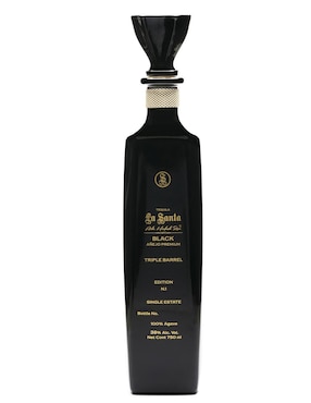 Tequila La Santa Black Triple Barrel La Santa añejo 750 ml