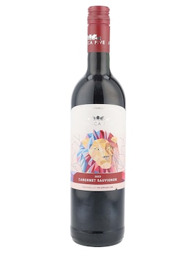 Vino tinto African Five cabernet sauvignon 750 ml