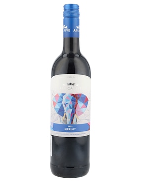 Vino tinto African Five merlot 750 ml