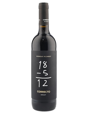 Vino tinto merlot Correcto España 750 ml