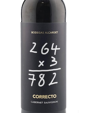 Vino tinto cabernet sauvignon Correcto España 750 ml
