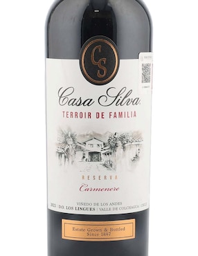 Vino tinto carmenere Casa Silva Chile 750 ml