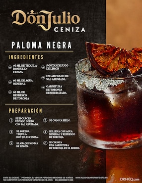Tequila Don Julio Ceniza tipo añejo 700 ml