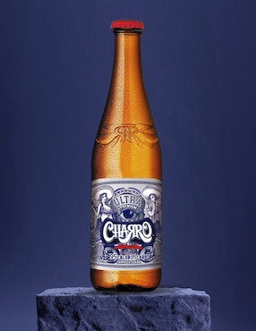 Cerveza clara Charro Ultra Premium Lager 355 ml