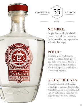 Tequila Enemigo tipo blanco 750 ml