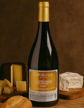 Vino blanco Espíritus Enológicos reserva especial chardonnay 750 ml
