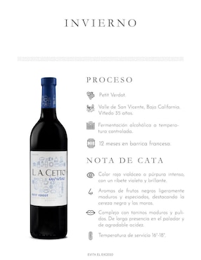 Set vino tinto La Cetto Estaciones varietal 750 ml