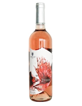 Vino rosado ensamble semi seco Cava 57 Dos Secretos 750 ml