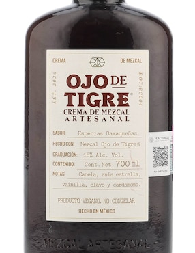 Mezcal Ojo de Tigre Joven 700 ml