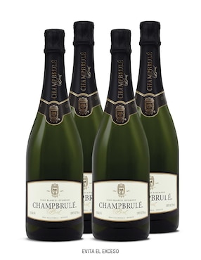 Set de vino espumoso Chardonnay La Cetto México 750 ml