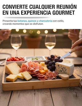 Tabla para queso Casa Litus de bambú
