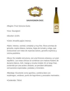 Vino blanco Livio Felluga Sauvignon blanc 750 ml