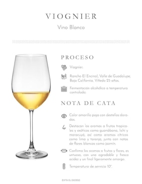 Vino blanco La Cetto Viognier 750 ml