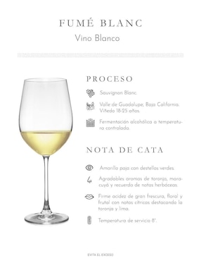Set de vino blanco La Cetto Línea Clásica Sauvignon Blanc 750 ml