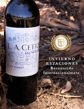 Set vino tinto La Cetto Petite Verdot 750 ml