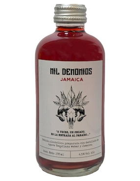 Set mix cocktail Mil demonios mil demonios sabor jamaica 295 ml