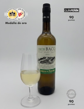 Jerez seco Dios Baco sherry seco 10 años de añejamiento 750 ml