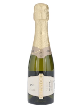 Vino espumoso blanco pinot noir y chardonnay Chandon Brut Argentina 187 ml