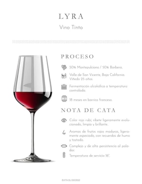 Set vino tinto La Cetto Península montepulciano 750 ml