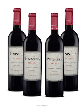 Set vino tinto La Cetto Península Aglianico 750 ml