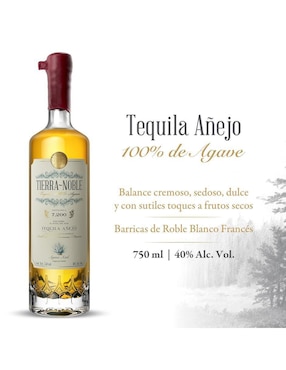 Tequila Tierra Noble tipo añejo 750 ml