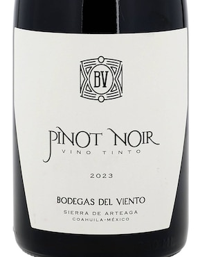 Vino tinto pinot noir Bodegas del Viento México 750 ml