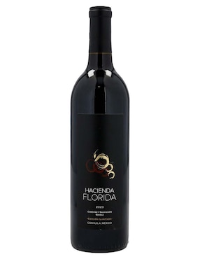 Vino tinto Cabernet Sauvignon y Shiraz Hacienda Florida México 750 ml