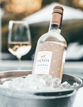 Vino blanco chardonnay La Celia Reserva Argentina 750 ml