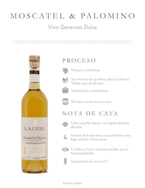 Set de vino espumoso chardonnay La Cetto México