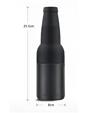 Termo para botella Xtellar de acero inoxidable con tapa rosca 355 ml