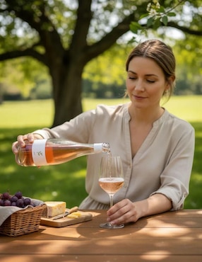 Vino espumoso rosado Varietal Farmentation Black Muscat China 750 ml