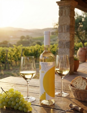 Vino blanco chardonnay Vinos Del Oeste méxico 750 ml