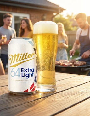 Cerveza clara Miller Ultra Light lager amargo 355 ml