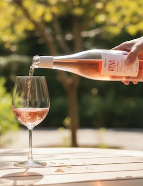 Vino rosado varietal Farmentation Free Run Juice China 750 ml