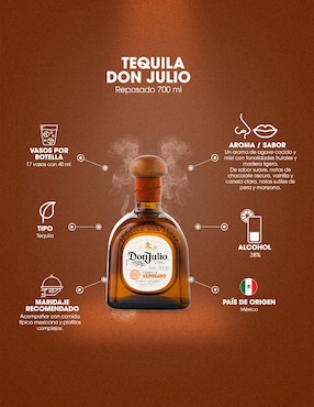 Tequila Don Julio tipo Reposado 700 ml