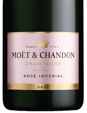 Champagne rosado Pinot Noir y Chardonnay Moët & Chandon Impérial Rosé Francia 750 ml