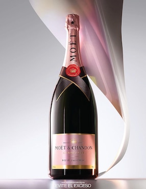 Champagne rosado Pinot Noir y Chardonnay Moët & Chandon Impérial Rosé Francia 750 ml