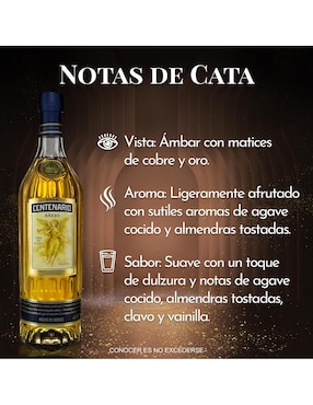 Tequila Centenario tipo Añejo 695 ml