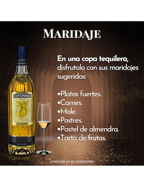 Tequila Centenario tipo Añejo 695 ml