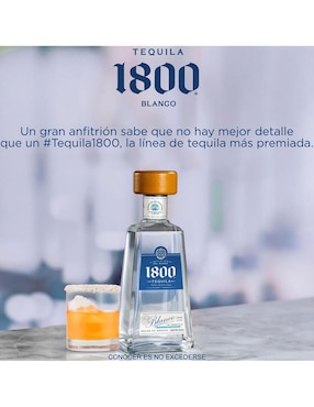 Tequila 1800 Blanco Reserva tipo Blanco 700 ml