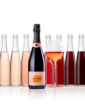 Champagne rosado Pinot Noir Veuve Clicquot Rosé Francia 750 ml