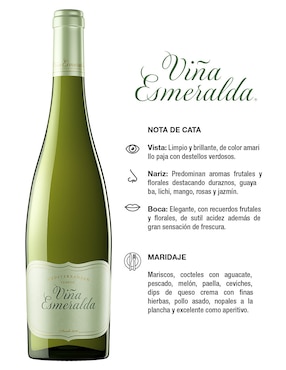 Vino blanco Viña Esmeralda Moscatel 750 ml