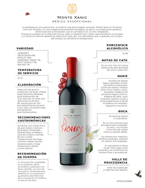 Vino tinto Monte Xanic Gran Ricardo cabernet-merlot