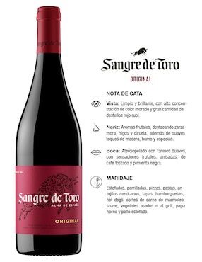 Vino tinto Sangre de Toro garnacha 375 ml