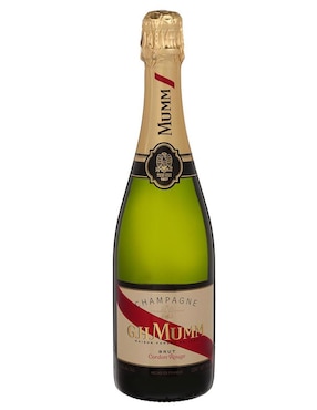Champagne blanco Pinot Noir Mumm Cordon Rouge Bru Francia 750 ml