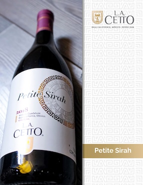 Vino tinto La Cetto petit sirah